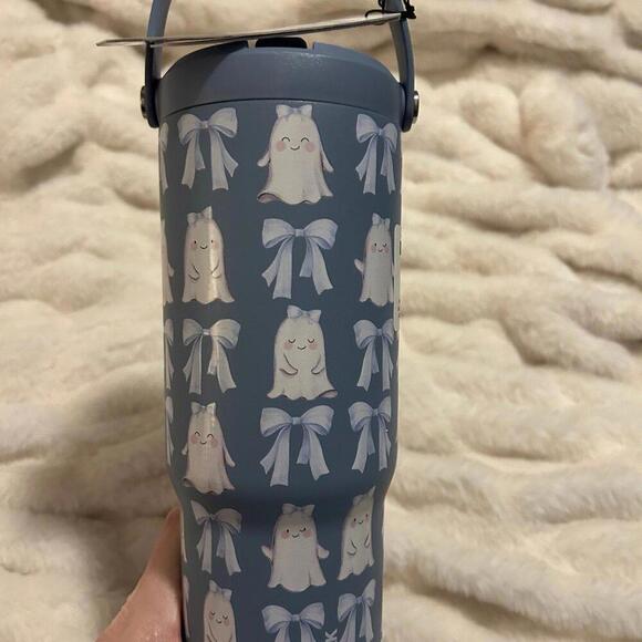 NEW! HYDRAPEAK GHOST BOW TUMBLER 32oz BLUE - Picture 2 of 7